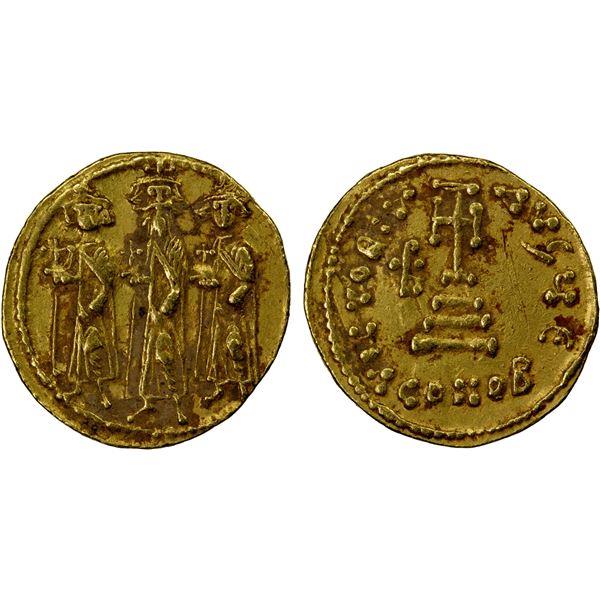 BYZANTINE EMPIRE Heraclius 610 641 AV Solidus 4 45g