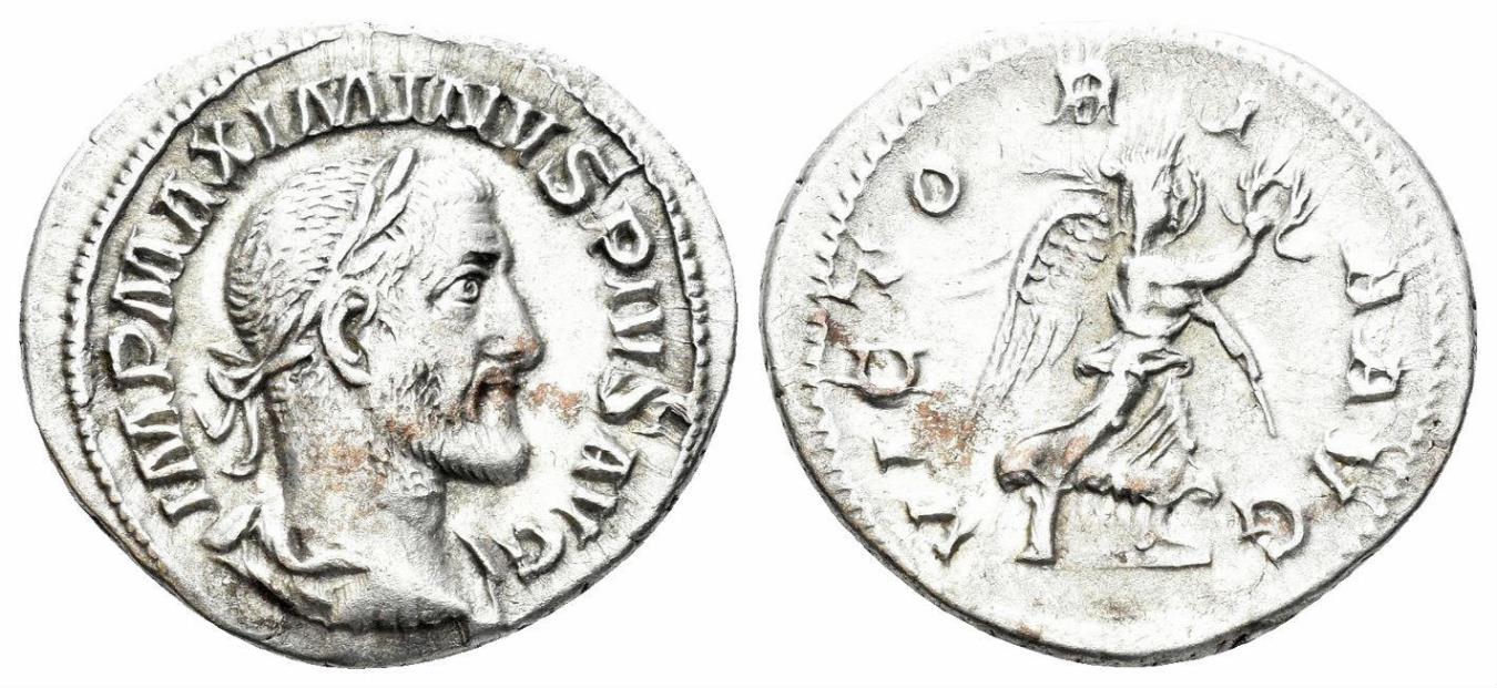 Maximinus I Ad Ar Denarius Gm Mm Rome Mint Struck