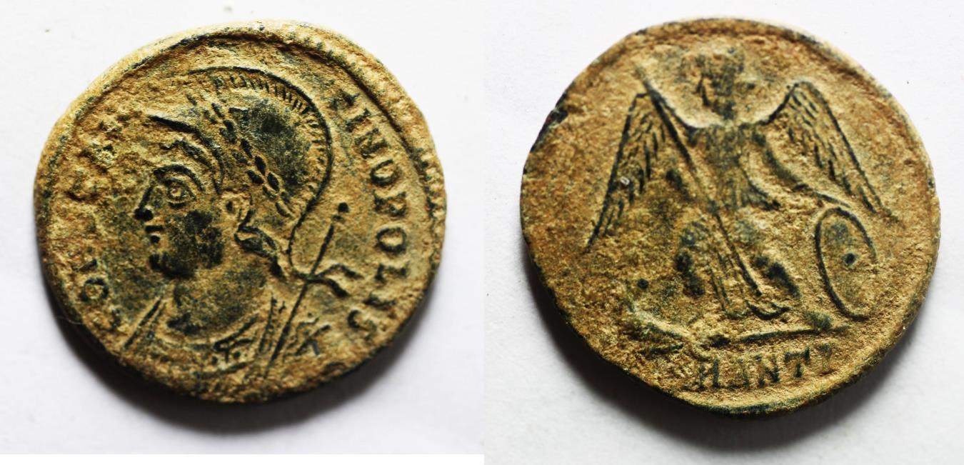 As Found Constantine I Ae Commemorative Issue Roman Imperial Coins