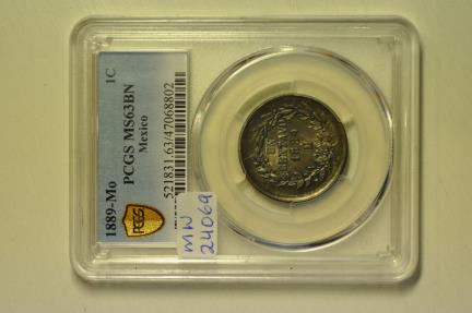 Mexico Centavo Mo Pcgs Ms Bn North Central American And