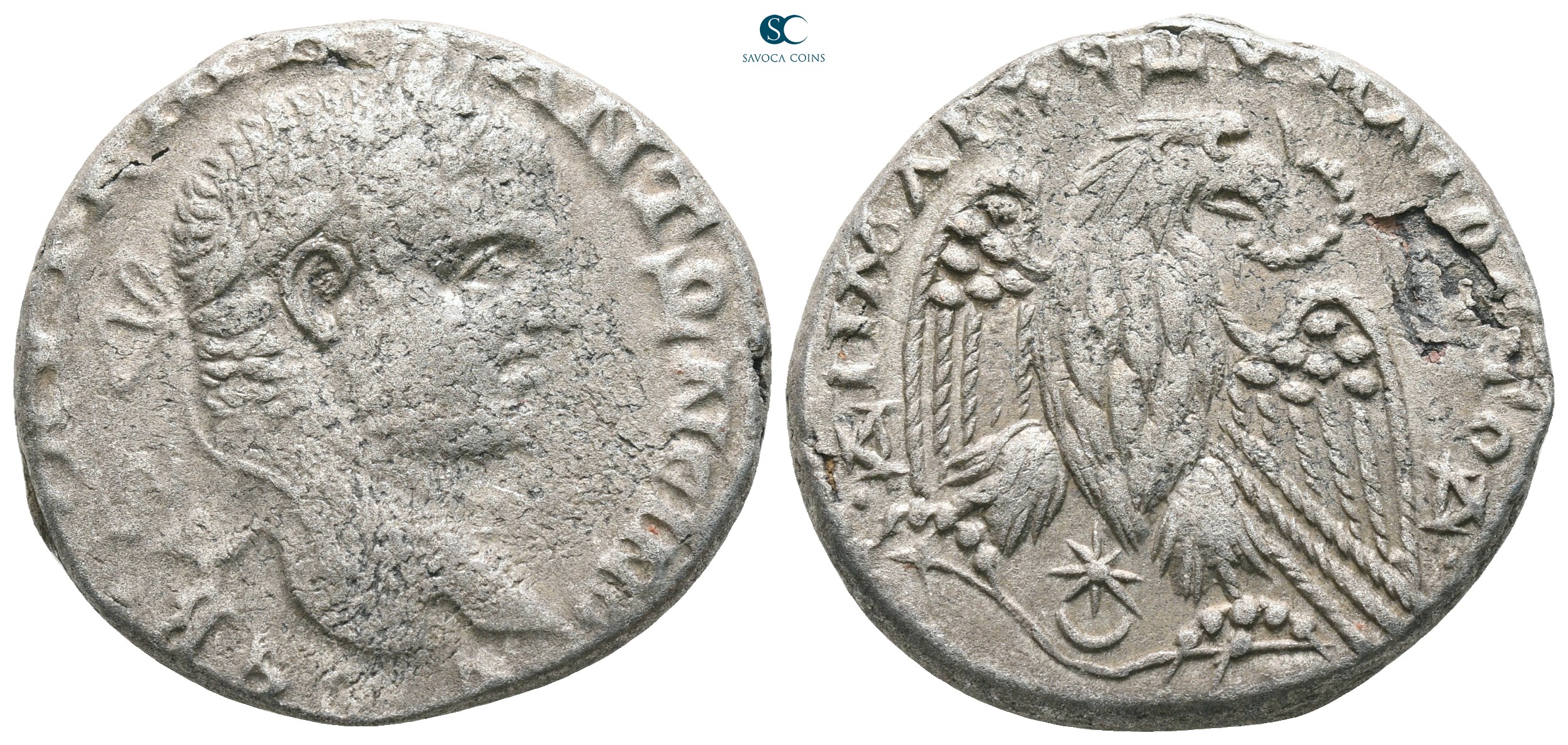 SELEUCIS And PIERIA Antioch Caracalla AD 198 217 AR Tetradrachm