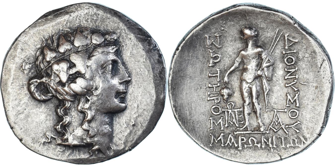 Coin Thrace Tetradrachm 2nd 1st Century BC Maroneia Silver