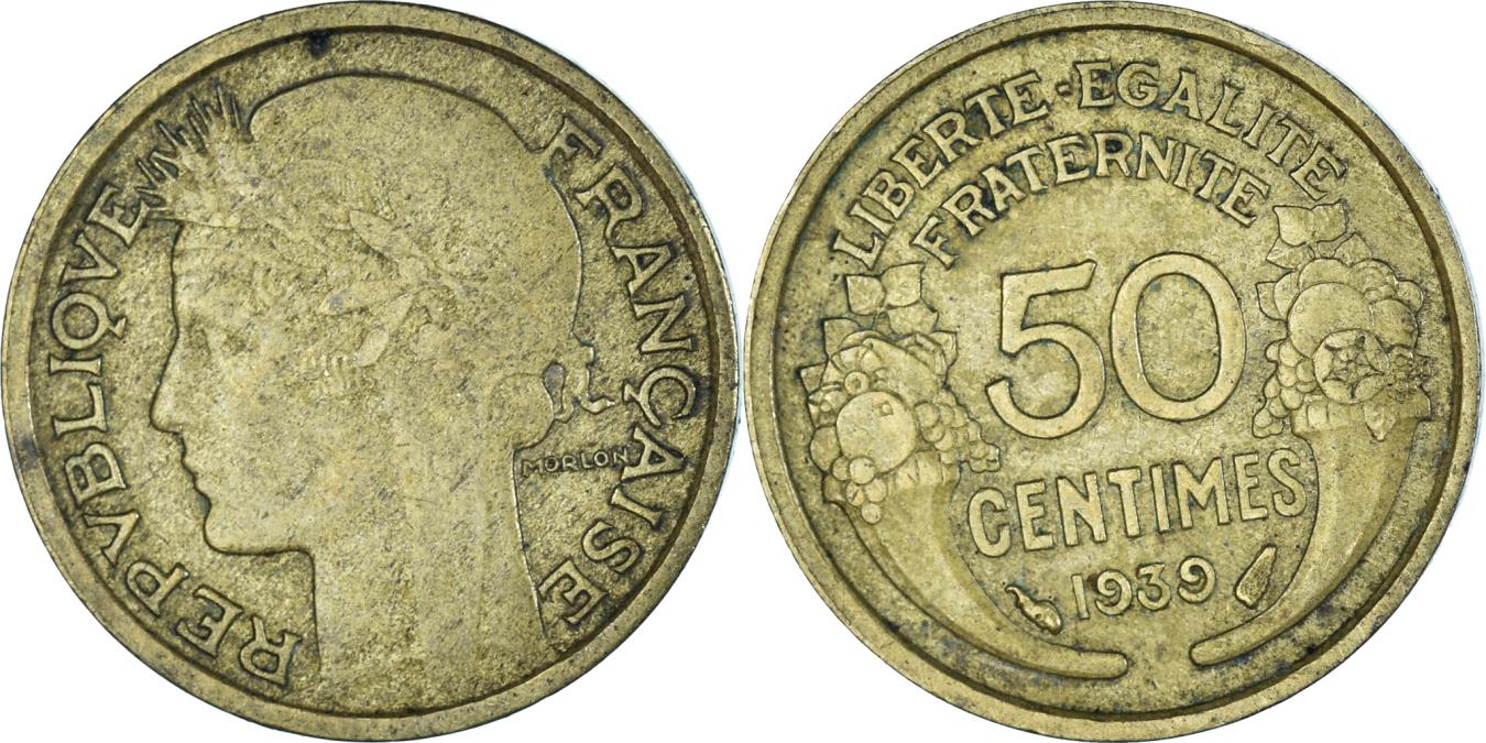 Coin France Centimes European Coins