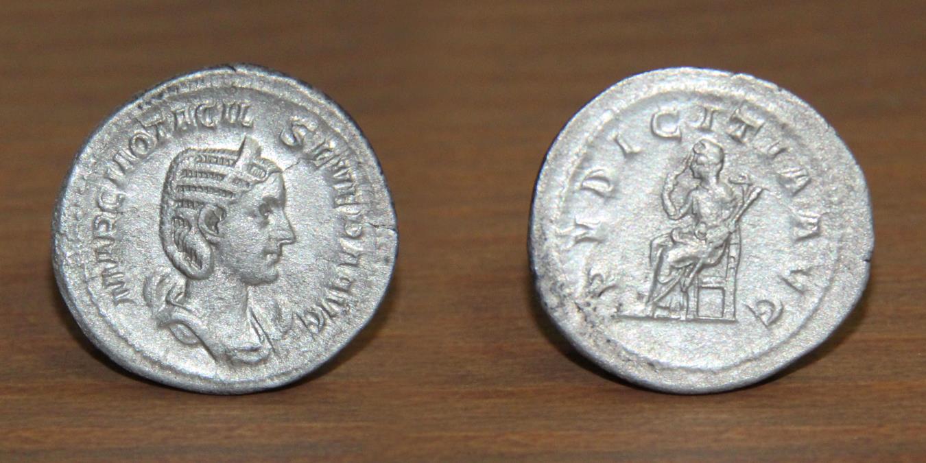 Roman Empire Otacilia Severa Wife Of Philip I AR Antoninianus Rome