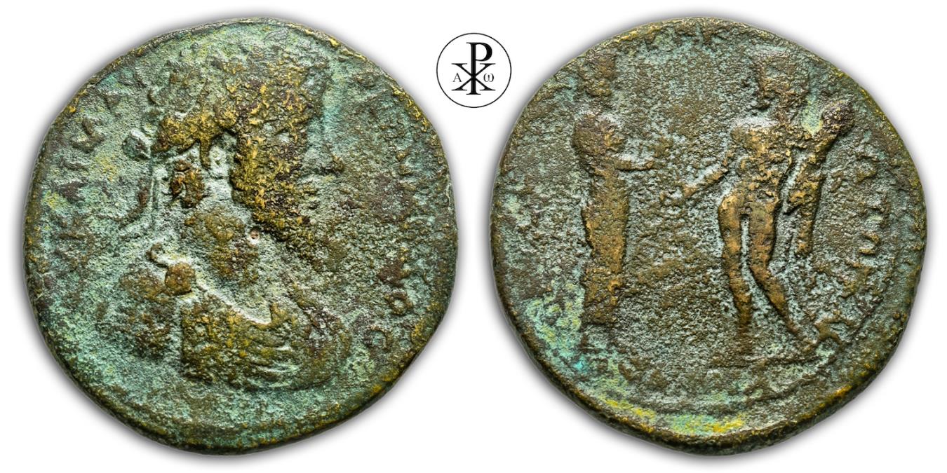 VIDEO Incl RR BIG PLATE COIN COMMODUS RPC 9216 Date 184 190 AD