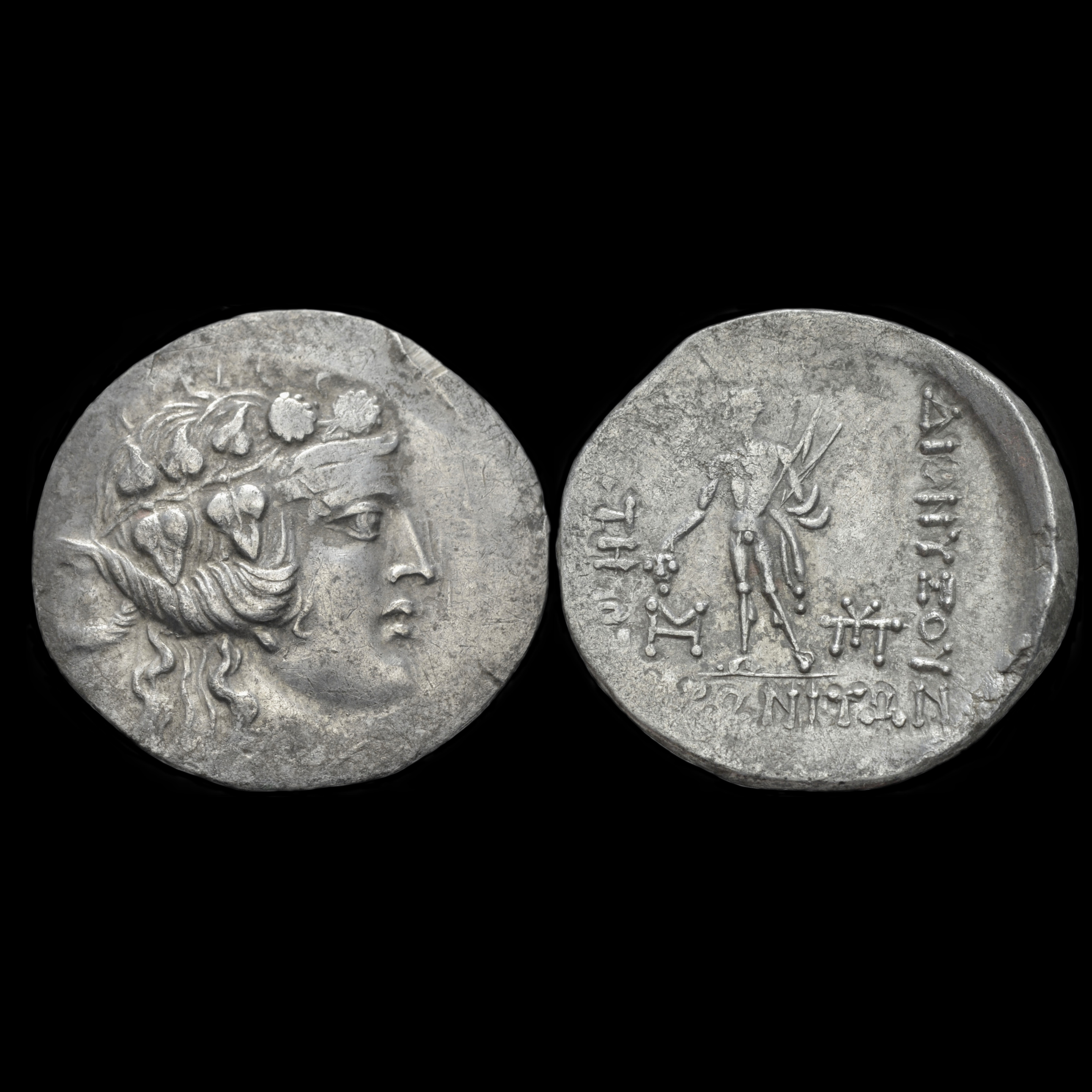 Thrace Maroneia Ar Tetradrachm Greek Coins