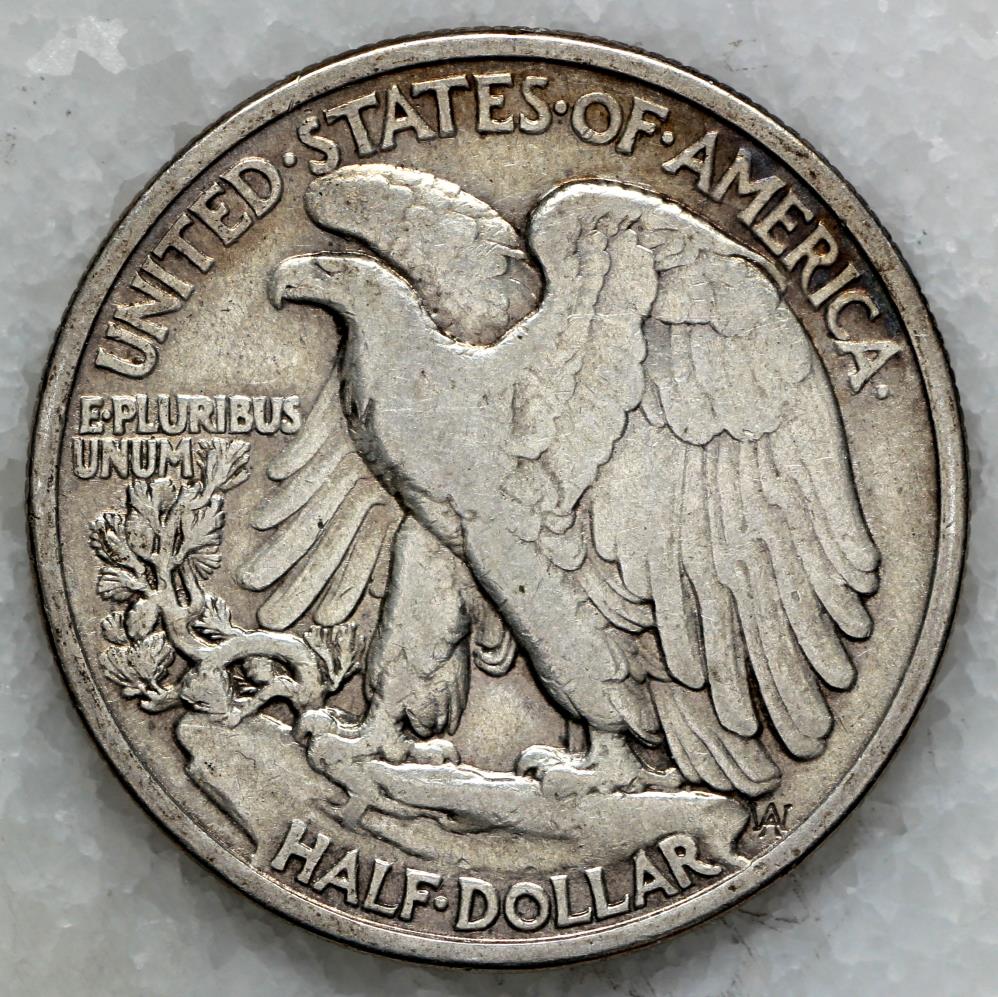 1938 P Walking Liberty Half Dollar VF Silver 50 Cents