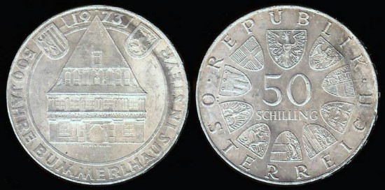 Austria Schilling Commemorative Unc European Coins