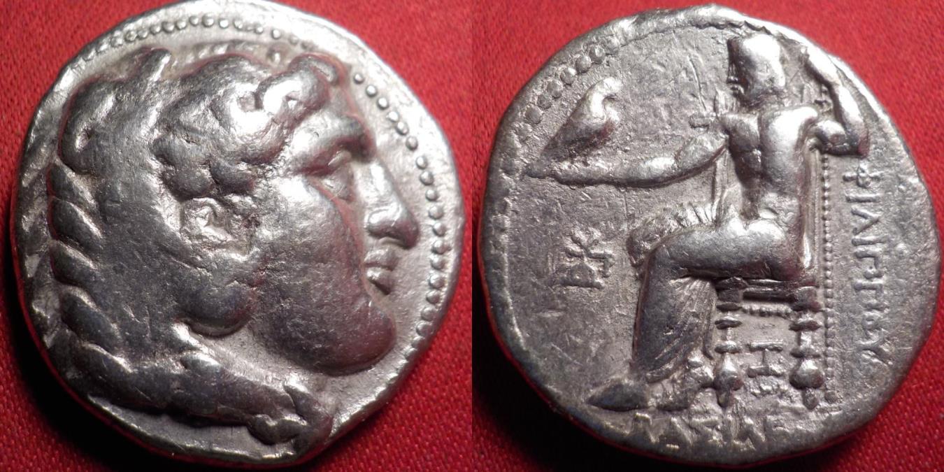 Philip Iii Arrhidaios Ar Silver Tetradrachm In The Style And Type Of