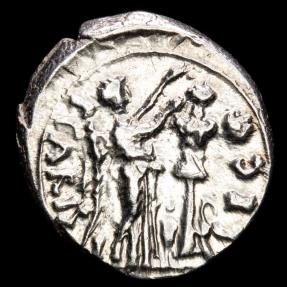 Augustus Bc Ad Silver Quinarius Emerita Mint B C P