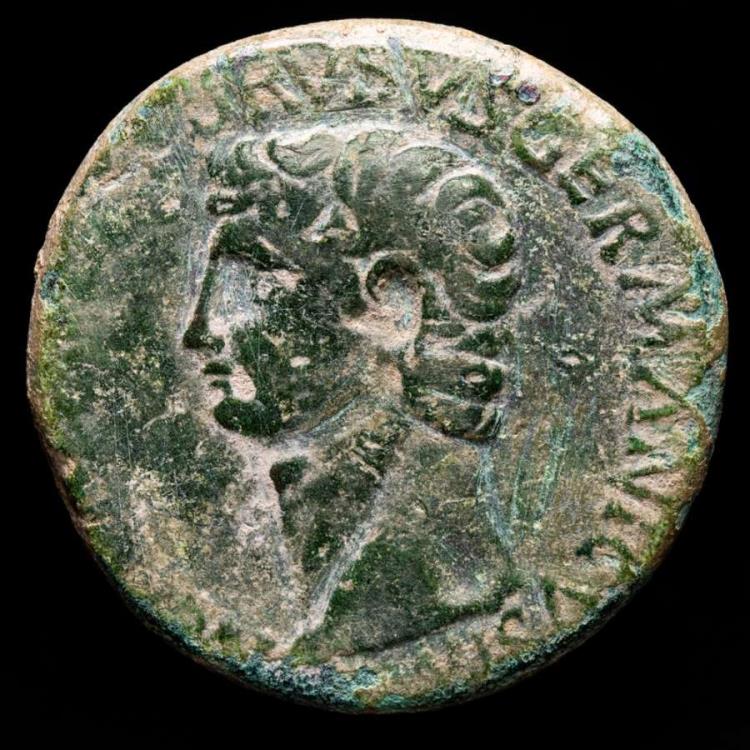 Nero Claudius Drusus father of Claudius Æ Sestertius Rome AD 50 54