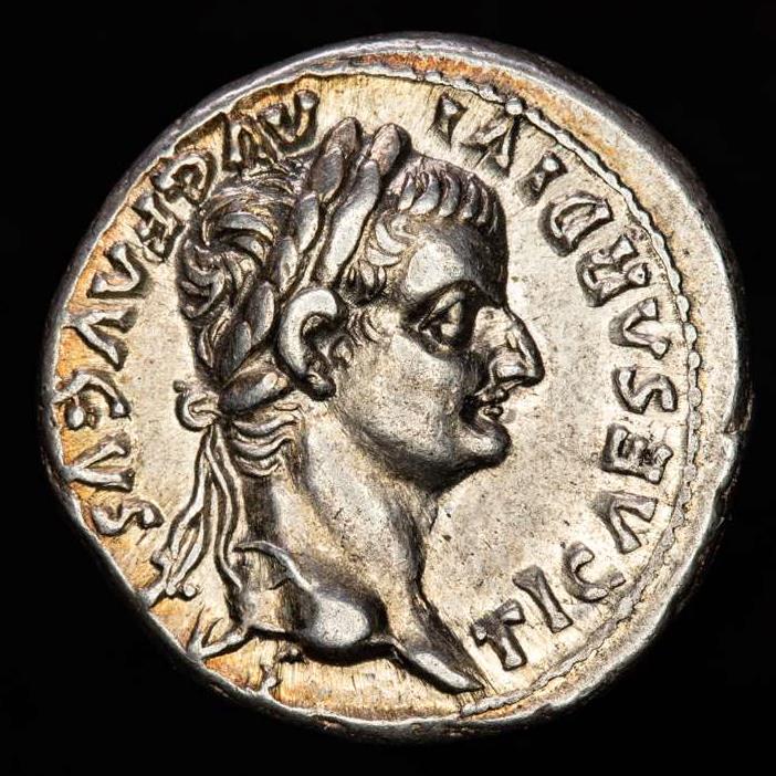 Roman Empire Tiberius Silver Denarius Minted In Lugdunum AD 14 37