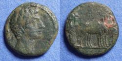 Ancient Coins - Macedonia, Philippi, Augustus 27BC-14AD, Bronze AE17
