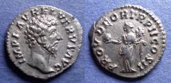 Ancient Coins - Roman Empire, Lucius Verus 161-169, Silver Denarius