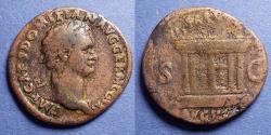 Ancient Coins - Roman Empire, Domitian 81-96, Bronze Aes