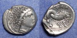 Ancient Coins - Celtic Gaul, Imitation of Massalia drachm Circa 150 BC, Silver Drachm