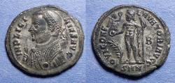 Ancient Coins - Roman Empire, Licinius 308-324, Silvered bronze AE3