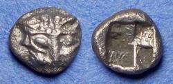 Ancient Coins - Bosporos, Pantikapion 470-460 BC, Silver Hemiobol