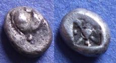 Ancient Coins - Kyrenacia, Kyrene 525-500 BC, Silver Hemiobol
