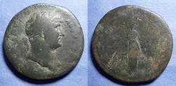 Ancient Coins - Roman Empire, Hadrian 117-138, Brass Sestertius