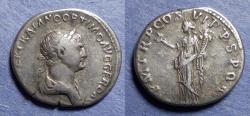 Ancient Coins - Roman Empire, Trajan 98-117, Silver Denarius