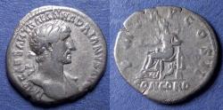 Ancient Coins - Roman Empire, Hadrian 117-138, Silver Denarius