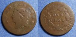 Us Coins - United States,  1833,  Coronet Cent