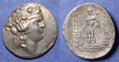 Ancient Coins - Islands off of Thrace, Thasos Circa 140 BC, Silver Tetradrachm