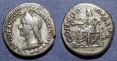 Ancient Coins - Roman Empire, Sabina 117-137, Silver Denarius