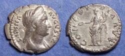 Ancient Coins - Roman Empire, Sabina 117-137, Silver Denarius