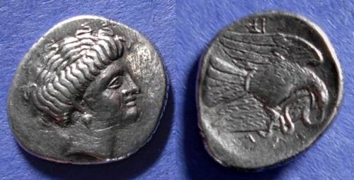 Ancient Coins - Chalkis, Euboea 340-294 BC, Drachm