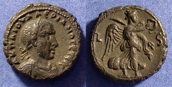 Ancient Coins - Valerian 253-260AD Tetradrachm of Alexandria