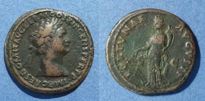 Ancient Coins - Roman Empire, Domitian 81-96, As