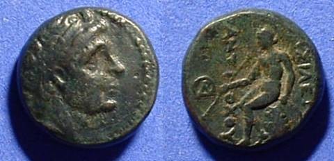 Ancient Coins - Seleucid Kingdom - Antiochos I 280-261 BC  - AE16