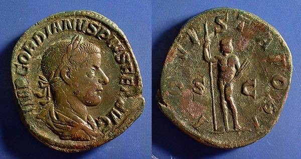 Ancient Coins - Gordian III 238-244 Sestertius