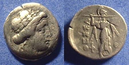 Ancient Coins - Thessalian League 196-146 BC Drachm