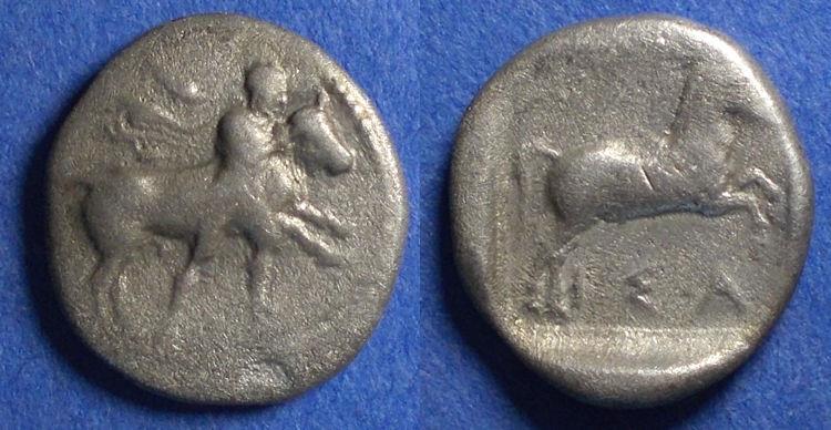Ancient Coins - Thessaly, Larissa Circa 375 BC, Drachm