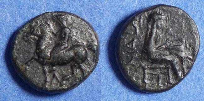 Ancient Coins - Thessaly, Pelinna Circa 350 BC, AE13