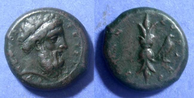 Ancient Coins - Syracuse Sicily, Dion 357-4 BC, Hemilitron