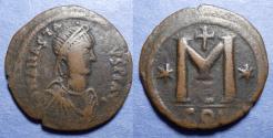 Ancient Coins - Byzantine Empire, Anastasius 491-518, Bronze Follis