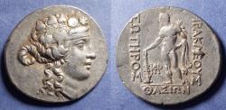 Ancient Coins - Islands off of Thrace, Thasos 148-100 BC, Silver Tetradrachm
