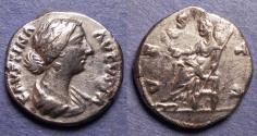 Ancient Coins - Roman Empire, Faustina Jr 147-175, Silver Denarius
