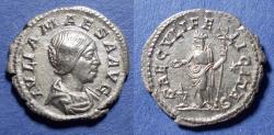 Ancient Coins - Roman Empire, Julia Maesa 218-223, Silver Denarius