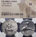 Ancient Coins - Calabria, Taras ( Tarentum ) 302-280 BC, Silver Didrachm ( Nomos )