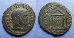 Ancient Coins - Roman Empire, Maximianus (second reign) 306-8, Follis