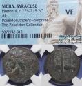 Ancient Coins - Sicily, Syracuse, Hieron II 275-215 BC, Bronze Litra
