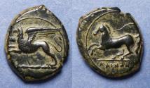 Ancient Coins - Sicily, Syracuse, "Kainon" issue 367-357 BC, Bronze AE20