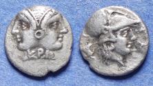 Ancient Coins - Mysia, Lampsakos 350-300 BC, Silver Diobol