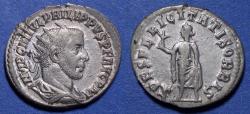 Ancient Coins - Roman Empire, Philip I 244-9, Silver Antoninianus, early issue,altered Gordian III bust