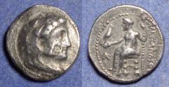 Ancient Coins - Kings of Macedonia, Alexander III 336-323 BC, Silver Lifetime Drachm, unpublished